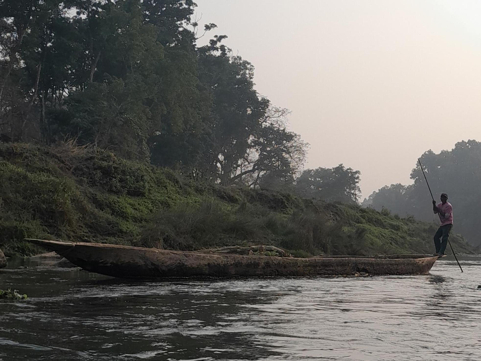Crocodile Safari Camp Hotell Chitwan Eksteriør bilde